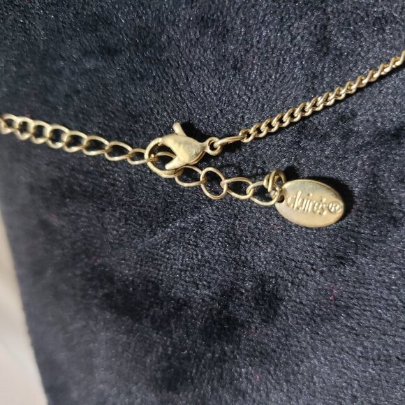 Claire's Womens White Floral Beaded Fashion Statement  Necklace - Picture 6 of 8